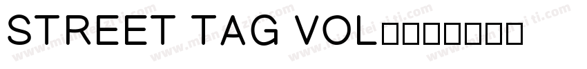 STREET TAG VOL1字体转换